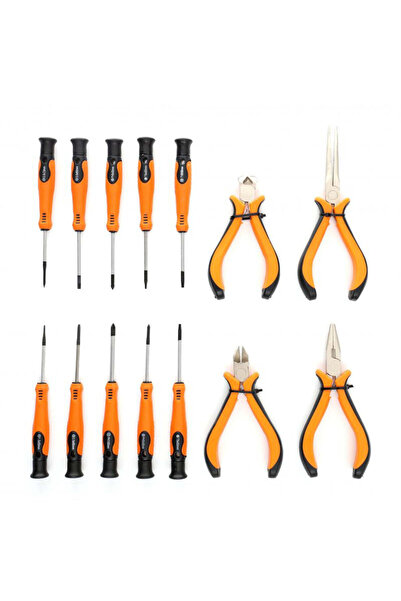 Kraft&dele Set of screwdrivers and pliers, various models, 14 pieces, KD 10894