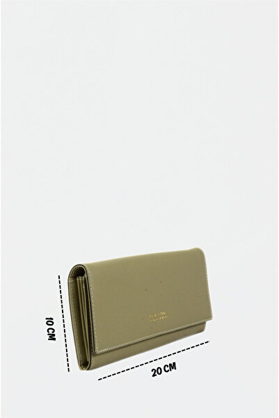 Mazel Design 585 Genuine Leather Premium Women's Wallet - Luxury Lining Detail, Multiple Compartments, Double Zipper