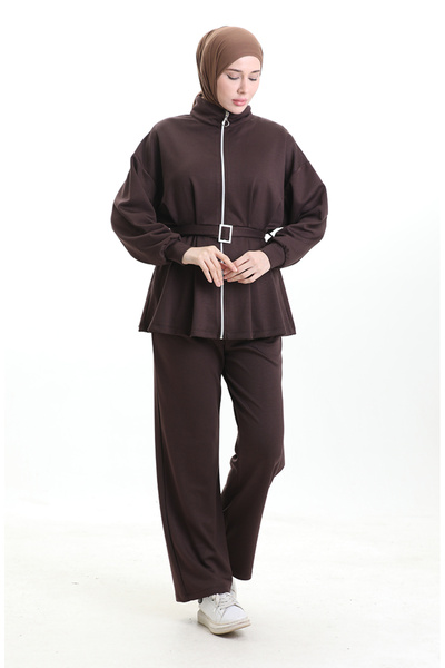 sefamerve Σετ αγκράφες από υφασμάτινο υλικό Premium 11331-04 Καφέ