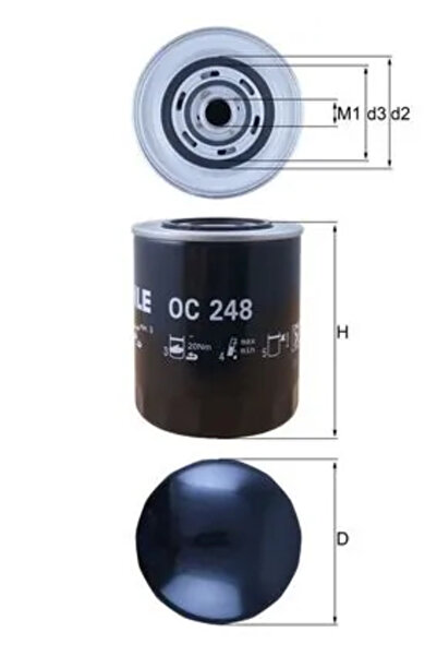 KNECHT Filtru Ulei Fiat 90/F Iveco Eurocargo 1-3/Zeta 1978-2015