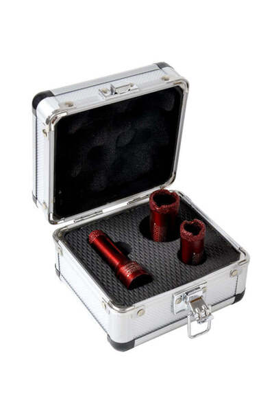 Bass Polska Set carote diamantate 16 mm, 20 mm, 25 mm M14 -