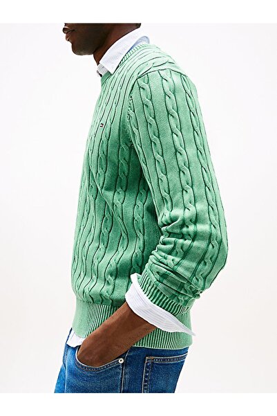 Tommy Hilfiger Erkek CLASSIC CABLE GMD C NK MW0MW39524-THL3J