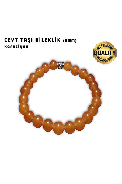 CEYT TAŞI BİLEKLİK - 8 MM (KARNELYAN)