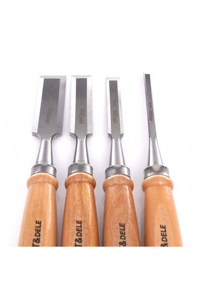 Kraft&dele Set de dălți de tâmplărie, 6/12/18/24 mm, 4 bucăți, KD 11770