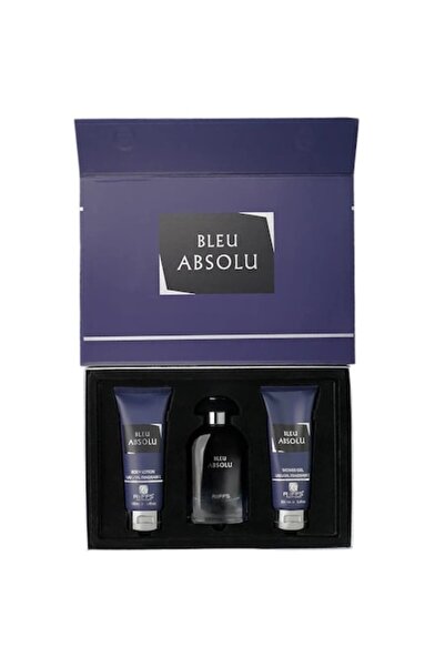 Riiffs Set cadou bărbați Riffs Bleu Absolu, EDP 100 ml + gel de duș 100 ml + ...