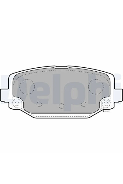 DELPHİ Комплект накладки за дискови спирачки Chrysler Grand Voyager 5 Dodge J...