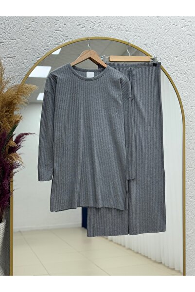 BENAHOLL Camita κοτλέ Σετ Παντελόνι-AE1700 Ανθρακί