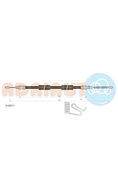 Adriauto Cablu Frana De Parcare Spate Stanga Ford Transit Bus/Transit Caroserie