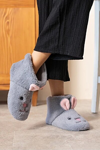 Jackers Daily Women's Rabbit Figured Slippers Home Boots