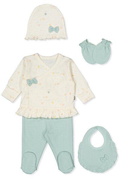 Bebetto ORGANİK İNTERLOK ZIBIN SET 5Lİ (ORGANIC COLORFUL BIRDS) MİNT