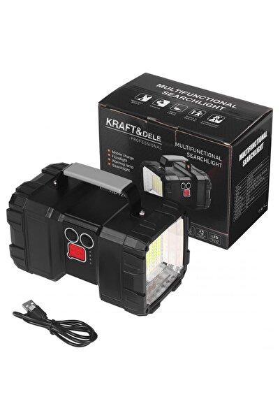 Kraft&dele Lanternă LED reîncărcabilă, 110-240 V, KD 1249