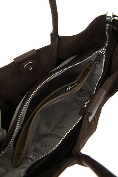 Ziya , Women's Genuine Leather Shoulder and Hand Bag 153979Z5010 Brown