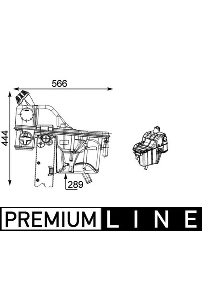 MAHLE Vas De Expansiune Racire Mercedes-Benz Capacity/Citaro/Conecto Setra Se...