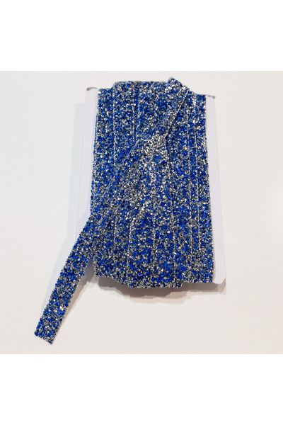 Prestij Boncuk Panglică de piatră albastră argintie care se lipsește cu călca...