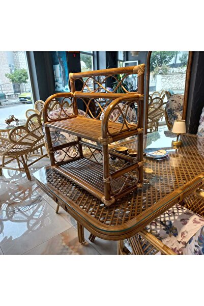 SANCAKTAR BAMBU Bambu Raf(İki Raflı)