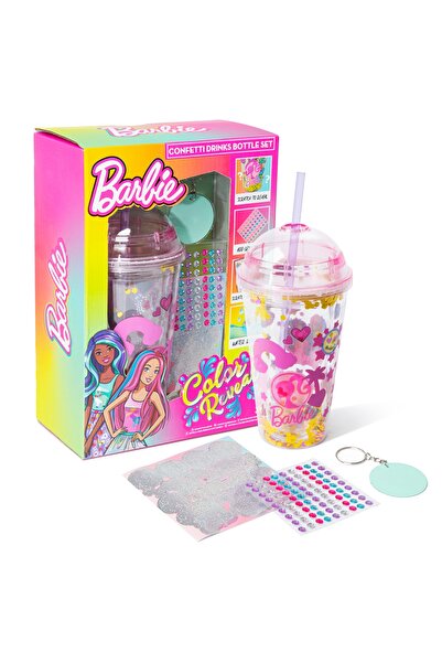 Barbie زجاجة مشروبات الكونفيتي