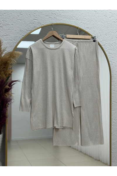 BENAHOLL Camita κοτλέ Σετ Παντελόνι-AE1700 Πέτρα