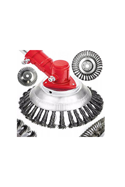 Ondragon Perie de sârmă împletită OD 130 pentru motocoasă, 200 mm