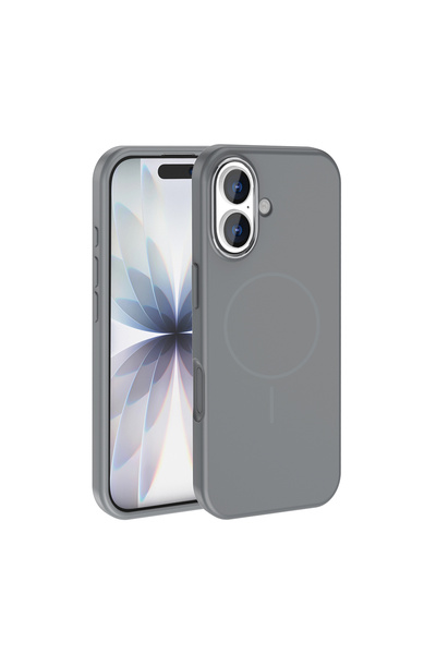 zore iPhone 17 Kılıf M-Safe Şarj Özellikli Metal Kamera Çerçeveli SHRP Edi Si...