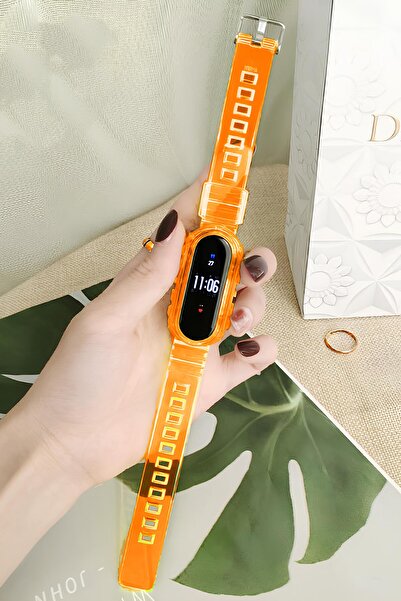 Nezih Case Xiaomi Mi Band 8 / 9 / 10 Uyumlu Uyumlu Transparan Yumuşak Silikon...