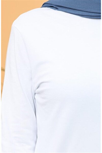 istanbultwingold Doğa Sade Basic Tunic - 06016-1.002 - White