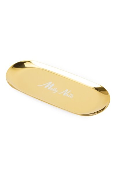 Molly Tava metalica pentru depozitare instrumente manichiura si pedichiura, Molly, Gold