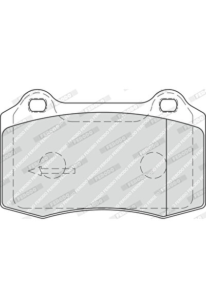 FERODO Brake Pad Set Disc Brake Chrysler 300C Daimler Daimler Xj