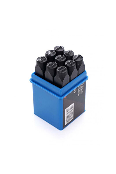 Kraft&dele Set perforatoare numerice, 8 mm, 9 bucăți, KD 11204