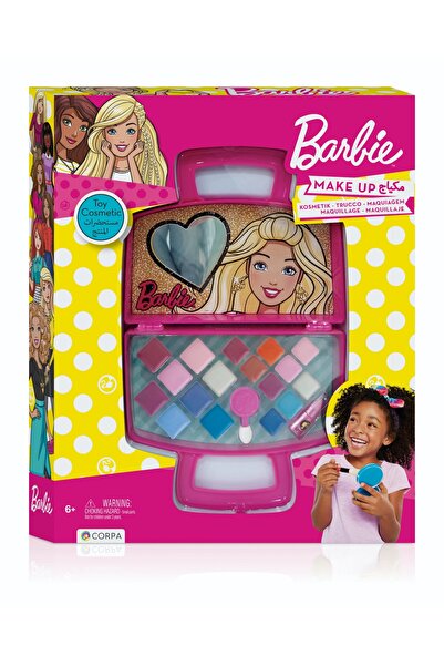 Barbie كيس بلاستيكي يحتوي على مستحضرات تجميل في صندوق