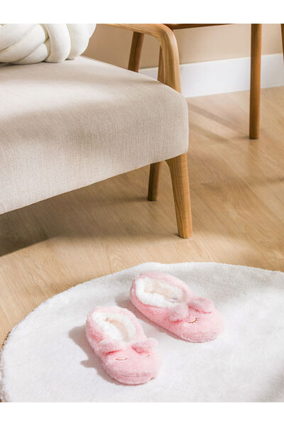 LC Waikiki Plush Women's Slippers with Rabbit Figure