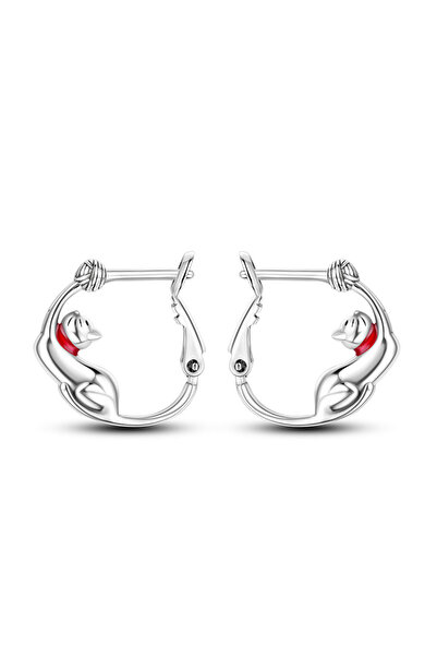Bijuterii Nadiela 925 Silver Earrings – Two Kittens