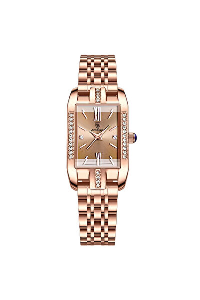 POEDAGAR Ceas dama , otel inoxidabil, rose gold, cadran rose gold