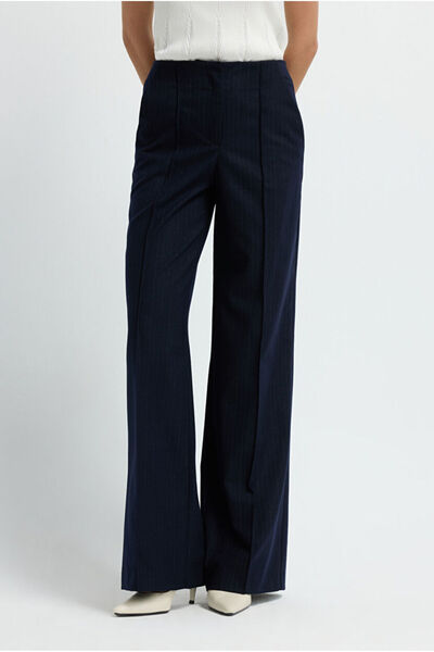 adL Bol Paça Çizgili Pantolon