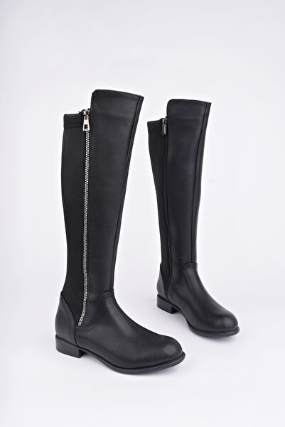 Madam Tarz حذاء BLN-504 ذو كعب مسطح وسحاب مزدوج