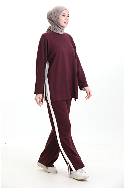 sefamerve Premium Υφασμάτινο Σετ συνδυασμός υφασμάτων 11332-02 Plum