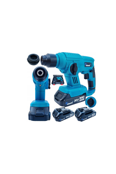 Ondragon Ciocan rotopercutor fără fir, 2 x 36 V, mandrină SDS+, OD 2206