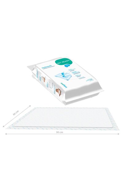 Babyono Комплект от 10 памперса, BabyOno, Reze, за еднократна употреба, 60x90 см