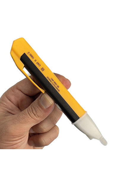 ROBİZ Temassız 90V-1000V Ac Voltaj Gerilim Elektrik Algılayıcı Dedektör Cep Tipi Test Kontrol Kalemi