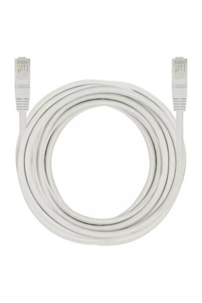 OEM Cablu de rețea UTP, gri, Ethernet Cat5e, 10 m - cablu patch cu conector RJ45