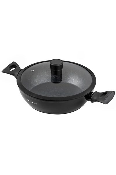 Florentyna Pot with aluminum lid, bakelin handles, 28cm, 3.5l, black, Magnum ...