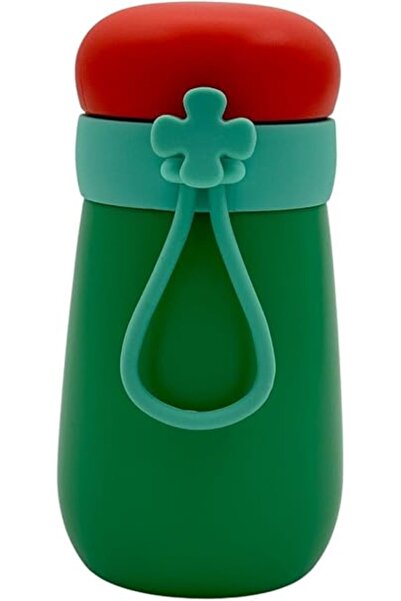BİNDAWOOD B&D Kids Water Bottle Vaccum Flask 240ml , Green Color