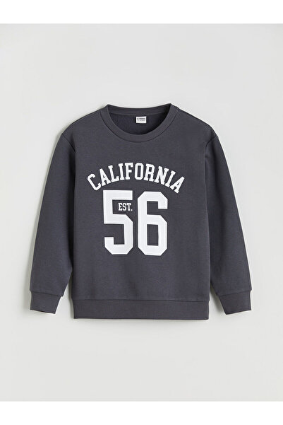 LC Waikiki Φούτερ για αγόρια με λαιμόκοψη California με στάμπα