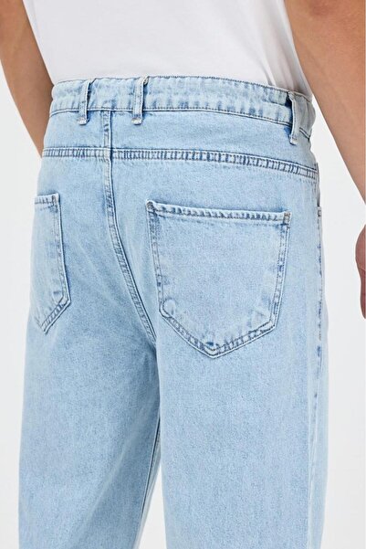 Oksit Reax 896 Baggy Loose Fit Jeans with Elastic Waistband