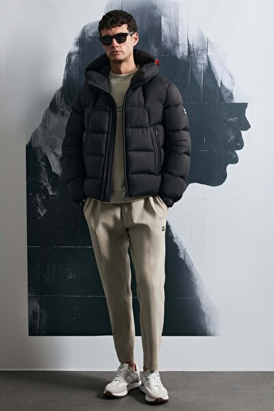 Lufian 112120251 Jacop Goose down Men's Coat Black