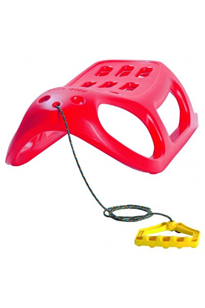 Prosperplast Little Seal red sled, children and adults, lightweight, robust, with steel sliding rail, 86x46x25 cm