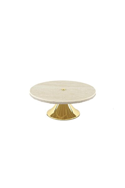 Mikasa Moor Gold Ayaklı Granit Servis Tabağı 20x8cm