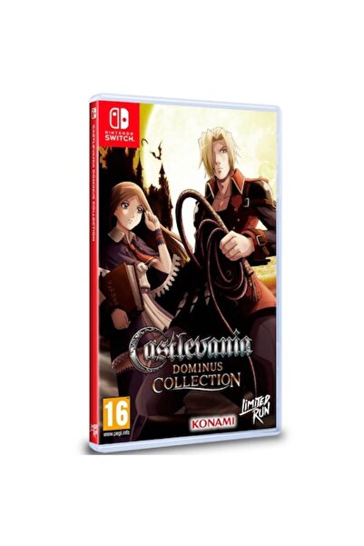Limited Run Games Copertă portret Castlevania Dominus Collection pentru NSW