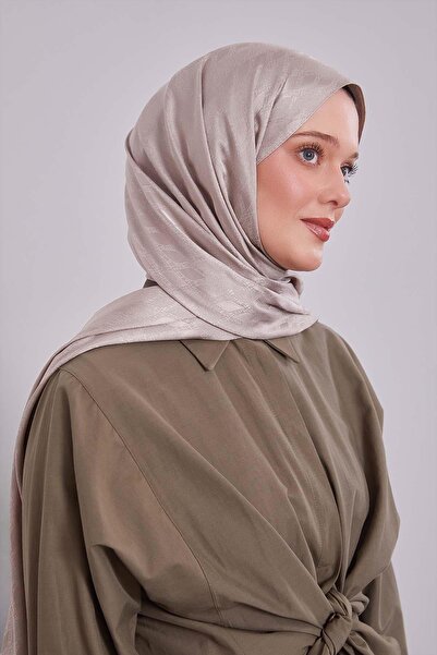 Levidor Vizon Örgü Desen Jakar Şal