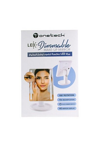 Onetech Single Makeup LED Mirror | Bright Light, Magnification, Adjustable & ...