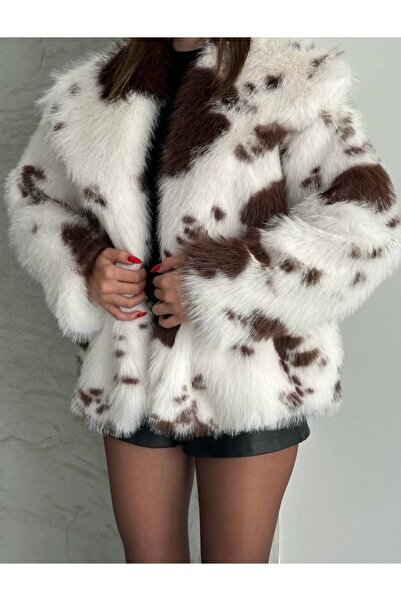 ZF BUTİK Kemerli Luxury Fur Jacket